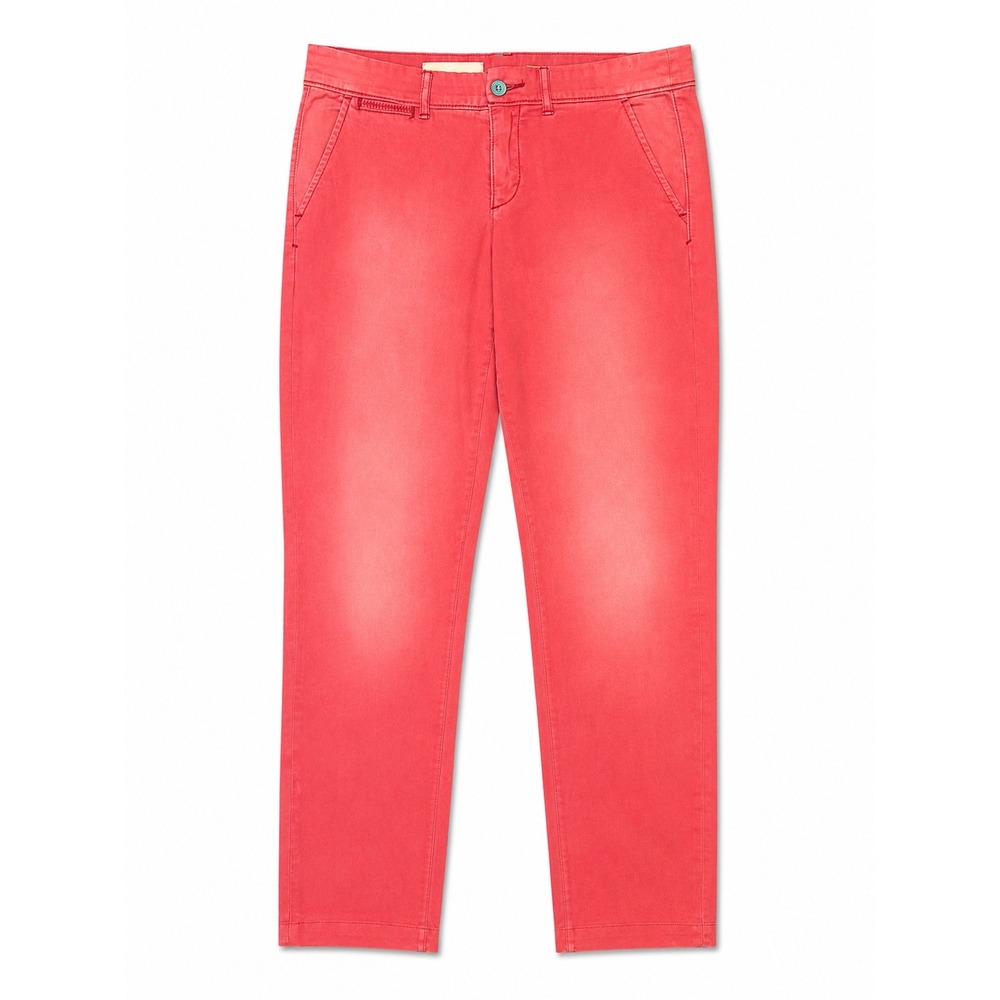 Pilcro and the Letterpress Anthropologie Fit Hyphen Coral Chino‎ Pants Size 28